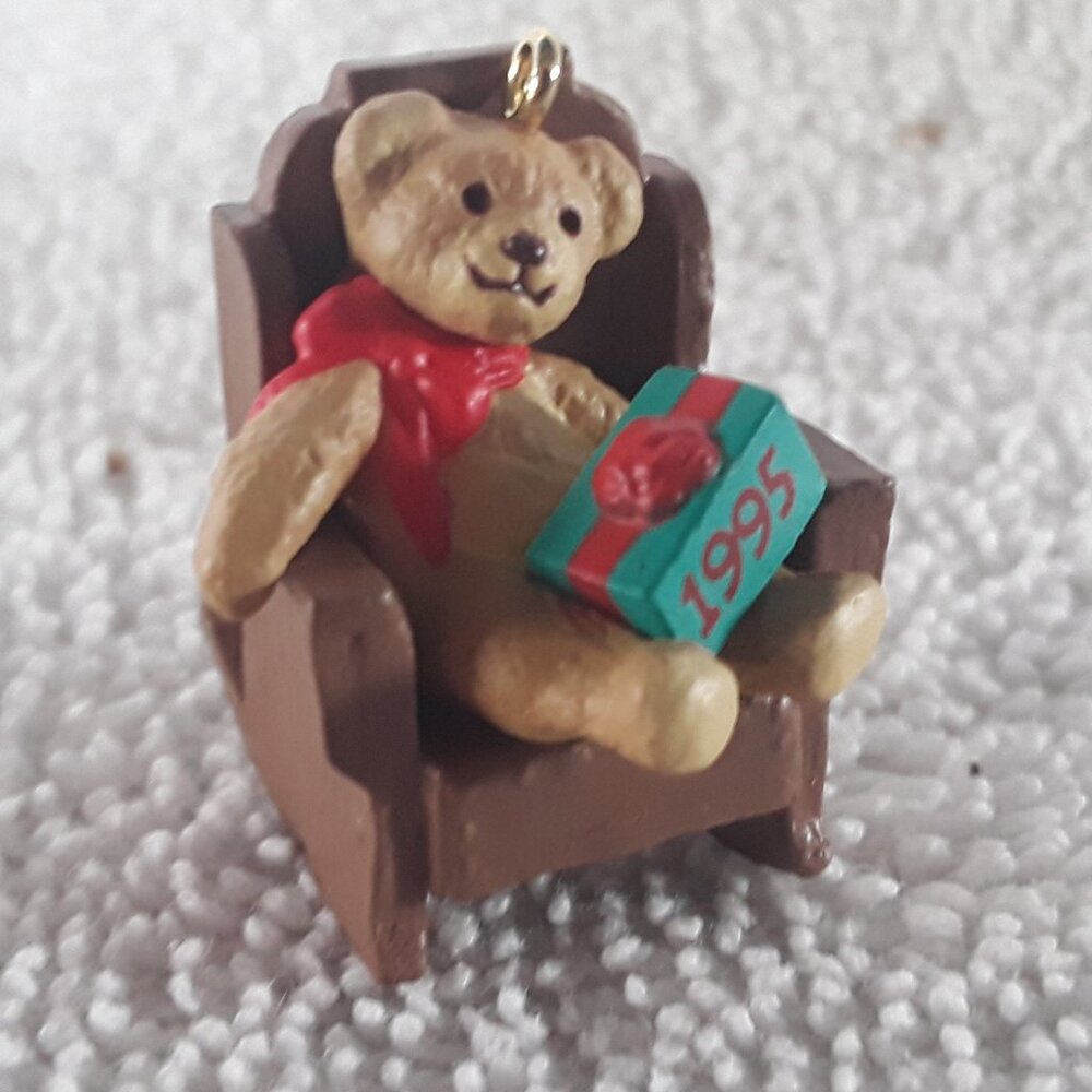 Hallmark Miniature Ornament- Grandpa's Gift, 1995